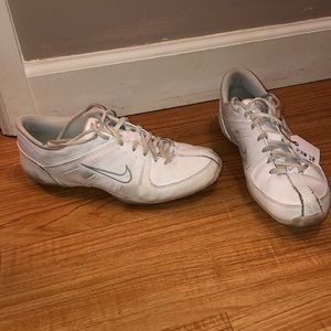 White Nike Cheer Shoes
